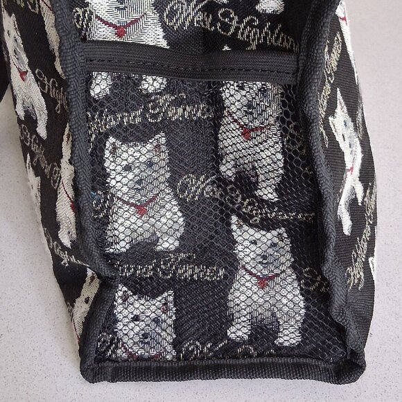 Signare Art of Tapestry West Highland White Terrier Shopping Tote Bag - Picture 10 of 16